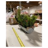 18in Holiday Winter Cedar Pine Table Christmas Arrangement - 18