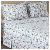 True North Cotton Flannel 4-Piece Queen Sheet Set Bedding