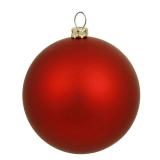 Vickerman 6 in. Matte Ball Ornament - Set of 4