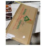 9-foot Bristle Berry Pine Garland with Battery-operated LED Lights