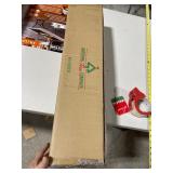 9-foot Pre-lit Spruce Garland with LED Lights, Cones, Berries, and Glitter - Green