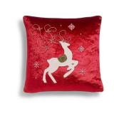 Sure Fit Home Decor Prancing Reindeer Decorative Throw Pillow