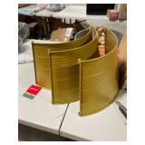 Glitzhome Gold-Tone Hammer-Harden Metal Tree Collar Kd, 22in