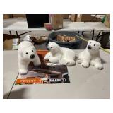 8-11in Polar Bear Cubs Set of 3 Retail:$94.99