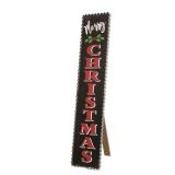 Glitzhome 36in H Christmas Outdoor Wooden Porch Sign
