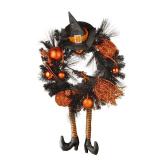 24in Halloween Witch Wreath