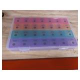 Monthly Pill Organizer 1 Time a Day with Dust-Proof Case, DANYING Extra Large 4 Weeks Pill Box Once a Day, 28 Days Pill Container 1 Per Day, Weekly Vitamin Case, Daily Medicine Organizer XL