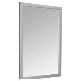 Amazon Basics Rectangular Wall Mirror 24" x 36" - Standard Trim, Nickel