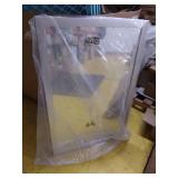 Amazon Basics Rectangular Wall Mirror 24" x 36" - Standard Trim, Nickel