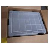 IRIS USA UCB-LDD WEATHERTIGHT Storage Box, 74 Quart, Clear (One)
