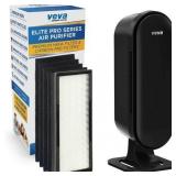 VEVA 8000 Elite Pro Series Air Purifier HEPA Filter & 4 Premium Activated Carbon Pre Filters Removes Allergens, Smoke, Dust, Pet Dander & Odor Complete Tower Air Cleaner Home & Office, 325 Sq Ft.
