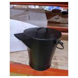 Minuteman International All Black Ash Bucket Pail