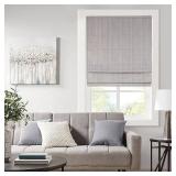 Madison Park Galen Basketweave Room Darkening Cordless Roman Shade 31" x 64"