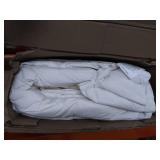 90" x 90" Feather Down Comforter with Corner Duvet Tabs