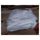 Faux Fur Weighted Blanket 20lbs, Super Soft Plush Fleece and Cozy Sherpa Reverse, Shaggy Long Fur Throw Blankets 60"x80" Cream