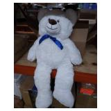 DOLDOA Giant Teddy Bear Soft Stuffed Animals Plush Big Bear Toy for Kids,Girlfriend 35.4 inch (White)