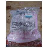 Hudson Baby Girl Plush Blanket with Plush Binding and Back, One Size