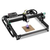 Fox Alien LE-4040 Desktop Laser Engraver Fixed-Lens 5000mW Class 4, 40x40cm CNC Laser Engraving Machine Wood Cutter Carving for Acrylic Leather MDF Logo Picture DIY Making GRBL Control