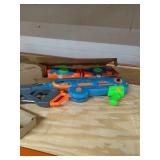 NERF Elite 2.0 Flipshots Flip-32 Blaster, Rotating Dart Barrels, 32-Dart Capacity, 32 Elite Darts, Toy Foam Blasters, Kids Outdoor Games & Toys for Boys & Girls