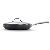 Calphalon Classic Omelette Fry Pan with Cover, 12-Inch, Grey