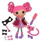 Lalaloopsy Silly Hair Doll - Confetti Carnivale with Pet Cat, 13" Masquerade Ball Party Theme Hair Styling Doll with Pink Hair & 11 Accessories in Reusable Salon Package playset, for Ages 3-103