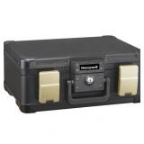 Honeywell 0.24 cu. ft. Waterproof 30-Minute Fire Chest with Key Lock, 1103