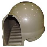 Petmate Booda Dome Clean Step Cat Litter Box 3 Colors, Titanium
