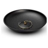 Monarch Rain Chains 29125 Black Powder Coated 15 inch Rain Chain Basin Hand Hammered Mild Steel 15 No Chain or plug