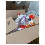 SCS Direct Chicken Fight Inflatable Pool Float Game Set - Includes 2 Giant Battle Ride-Ons - Flip Your Friends to Win! - for Kids and Adults $92.45