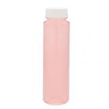 Plastic Juice Bottles - Cylinder - Clear - 8oz. - 100 Count Box