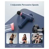 Mebak Chic Massage Gun, Deep Tissue Muscle Massager Portable Percussion Body Massager Quiet for Athlete Relief Soreness Physical Relaxation Cordless (Navy)