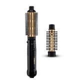 Conair 2-in-1 Hot Air Curling Combo, Includes 1.5-inch Curl Brush and 1-inch Aluminum Bristle Brush