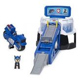 Paw Patrol, Moto Pups Moto HQ Playset with Sounds and Exclusive Chase Figure and Motorcycle Vehicle