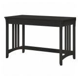 Bush Furniture Salinas 48"W Writing Desk, Vintage Black, Standard Delivery