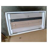 Bush Furniture Salinas 48"W Writing Desk, Vintage Black, Standard Delivery