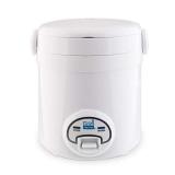 Aroma Housewares MI 3-Cup (Cooked) (1.5-Cup UNCOOKED) Cool Touch Mini Rice Cooker,White