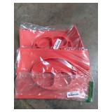 ezpz Happy Mat (Coral) - 100% Silicone Suction Plate with Built-in Placemat for Toddlers + Preschoolers - Divided Plate - Dishwasher Safe