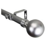 Rod Desyne Globe Single Curtain Rod 48-84"