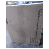 Unipaws Freestanding Wooden Dog Gate, Foldable Pet Gate with 2PCS Support Feet, Dog Barrier Indoor Pet Gate Panels for Stairs, 24 Inch Tall, 60 Inch Wide, White