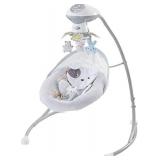 Fisher-Price Sweet Snugapuppy Swing, Dual Motion Baby Swing with Music, Sounds and Motorized Mobile