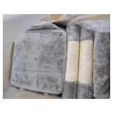 FEANDREA Cat Tree for Large Cats, Cat Tower 2 Cozy Plush Condos and Sisal Posts