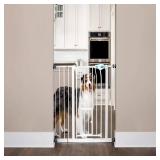 Carlson Extra Wide Walk Through Dog Gate with Door, Pressure Mount Kit & Wall Mount Kit