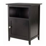 Winsome Wood Henry Nightstand, Accent Table, Black Finish