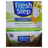 Fresh Step Advanced Simply Unscented Clumping Cat 37 Pound (Pack of 2)