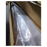 Euro Bar Cabinet Handle (1/2-inch Diameter), 21.25-inch Length (18.9-inch Hole Center), Satin Nickel, 10-Pack