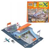 Matchbox Action Drivers Matchbox Airport Adventure with Lights & Sounds & Moving Parts, Includes 1 Car & 1 1 Plane, Connects to Other Sets, Gift for Kids 3 Years Old & Up