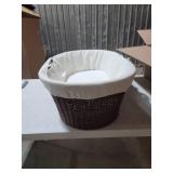 Badger Basket Wicker-Look Baby Moses Basket in Espresso