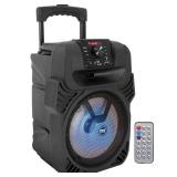 Pyle Pphp844b Portable Pa Speaker And Microphone System