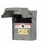 Siemens WF2030GFCI 30 Amp Fusible AC Disconnect with GFI Receptacle