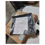 Nathan James Payton Foldable Cube Storage Ottoman Footrest and Seat with Beige Fabric